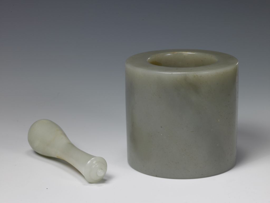 图片[1]-Sapphire pestle and mortar-China Archive